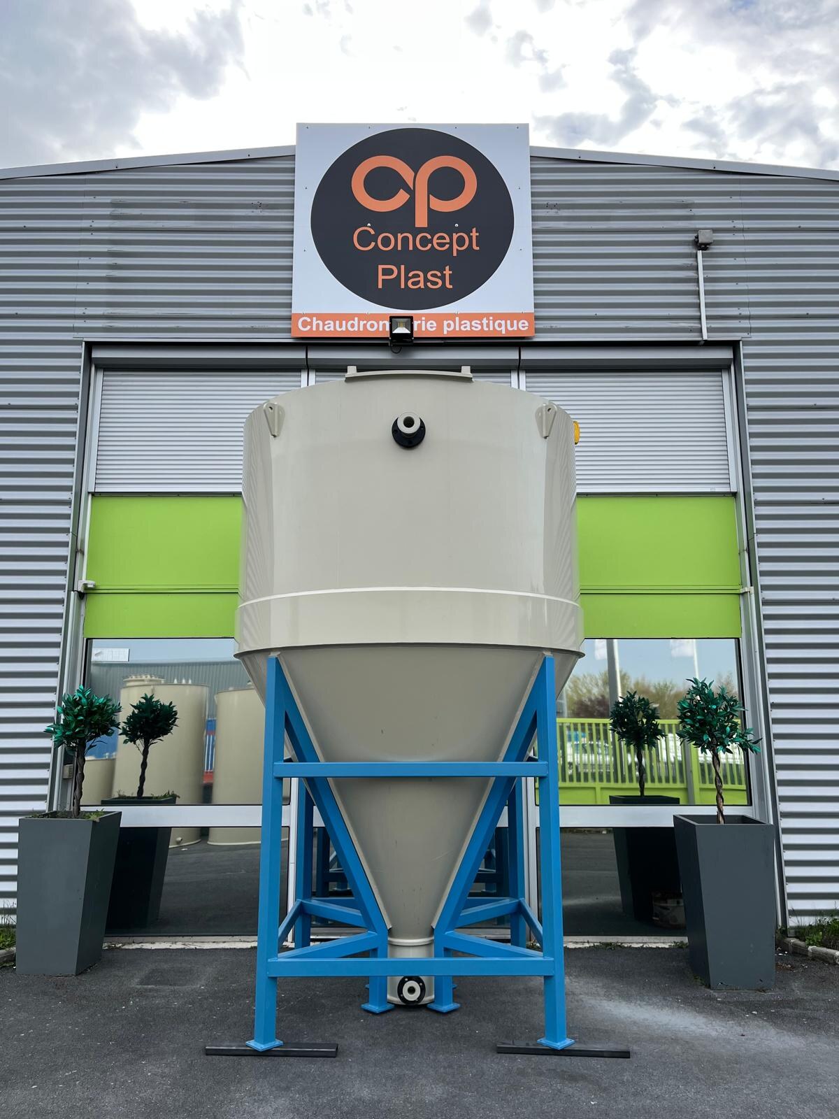 Décanteur industriel fabriqué par le client à partir du modèle 3D